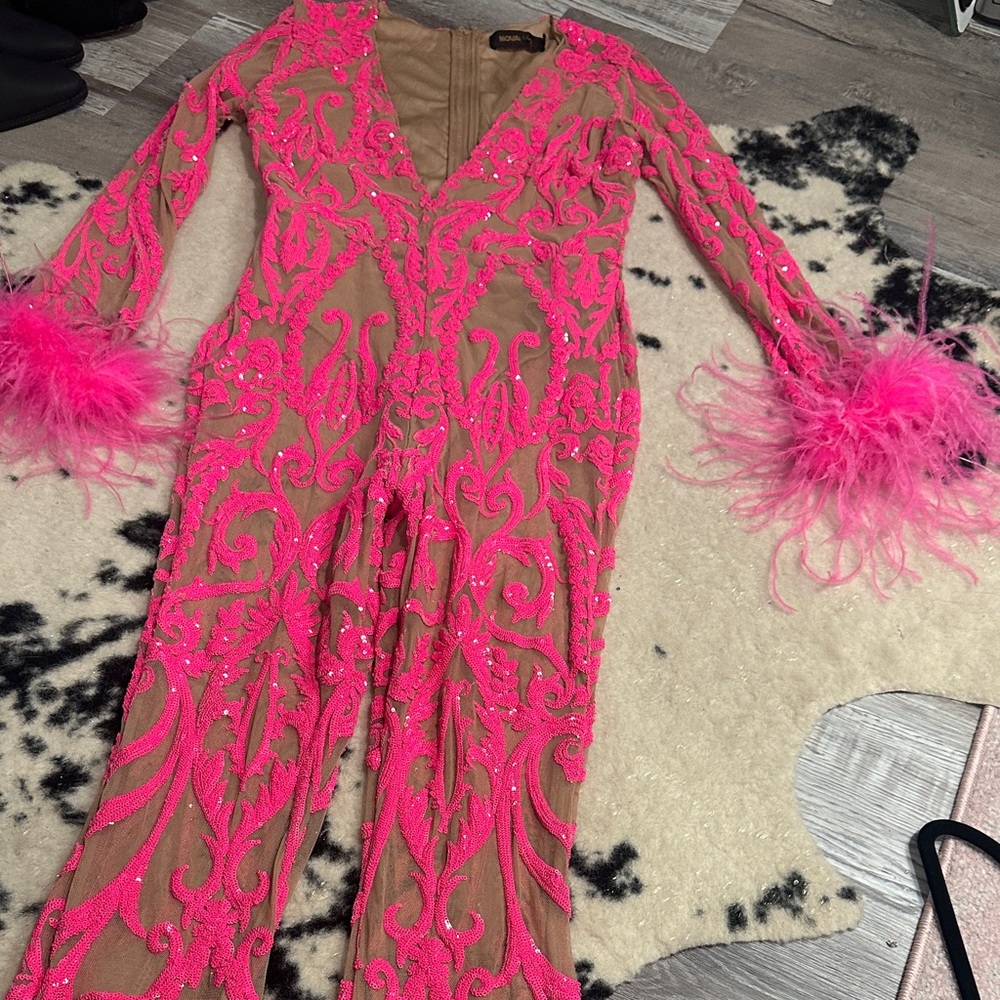 Fashion Nova SOLD OUT Material Girl Jumpsuit